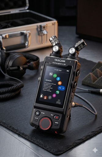 Tascam Portacapture X8 Review 2026-The Field Recorder that Never Clips